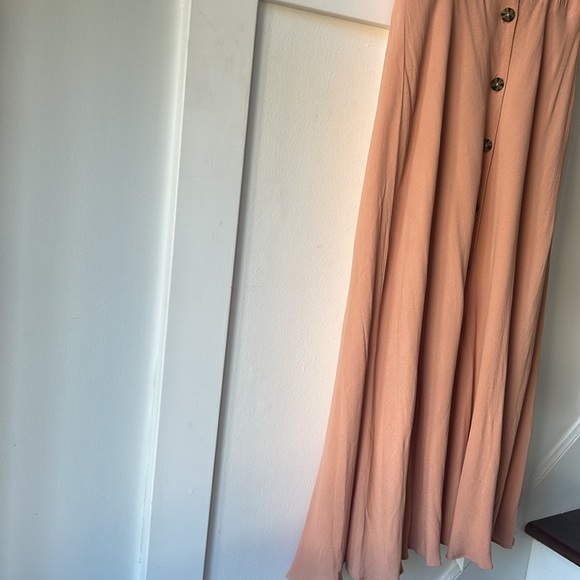 J.Crew Reimagined Dress, Button Dress, Women’s Size 4 Dress, Pink Peach J.Crew - Picture 9 of 12